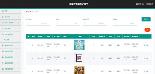 微信小程序SpringBoot居家养老服务系统 后台管理与运维服务全解析